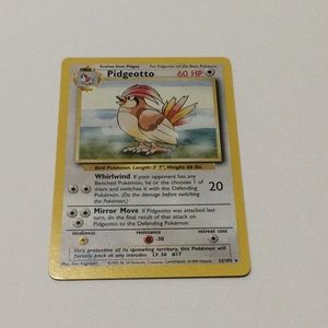 Rare Pidgeotto 60Hp #22 Pokémon Trading Card